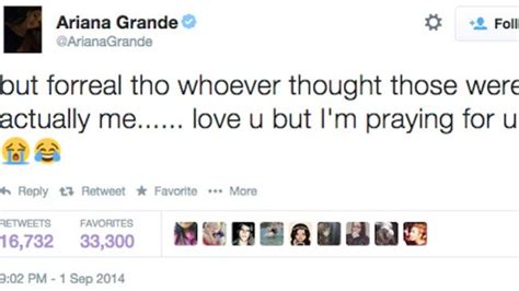 Ariana Grande’s brilliant response to nude celebrity photo hacking